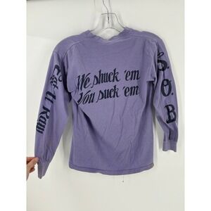 Sliders Oyster Bar Myrtle Beach SC Long Sleeve Graphic T Shirt Size Small